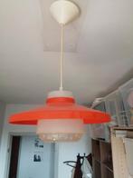 lampe suspendue vintage 70 s, Maison & Meubles, Comme neuf, Synthétique, Enlèvement ou Envoi