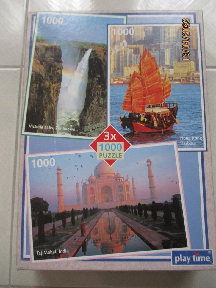 puzzels, Hobby en Vrije tijd, Denksport en Puzzels, Zo goed als nieuw, Legpuzzel, 500 t/m 1500 stukjes, Ophalen