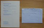 Eugène Dodeigne, folder en briefje, signed**, Boeken, Ophalen of Verzenden, Zo goed als nieuw, Beeldhouwkunst