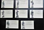 8 kaarten oude ambachten XVIde eeuw, Verzamelen, Foto's en Prenten, Ophalen of Verzenden, Zo goed als nieuw, 1940 tot 1960, Prent