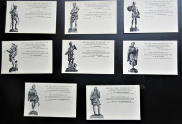 8 kaarten oude ambachten XVIde eeuw beschikbaar voor biedingen
