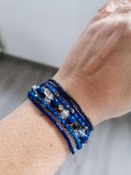 Armbanden set blauw, Enlèvement ou Envoi, Utilisé, Bleu, Synthétique ou Plastique