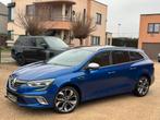 Renault Megane Grandtour ENERGY TCe 130 GT LINE, Auto's, Voorwielaandrijving, 4 cilinders, Blauw, Leder en Stof