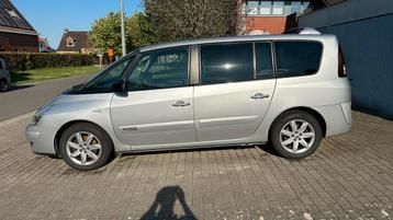 Renault grand Espace 2 litre disel 2012 b/j. 170000 km., Voorwielaandrijving, Euro 5, Monovolume, Zwart