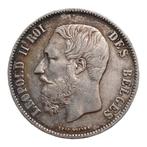 Piece de monnaie / Belgique / 5 Francs / 1870 / Argent 900, Envoi, Monnaie en vrac, Argent
