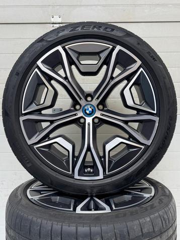 22” BMW IX I20 VELGEN ZOMERBANDEN ORIG SET TPMS 1021* beschikbaar voor biedingen