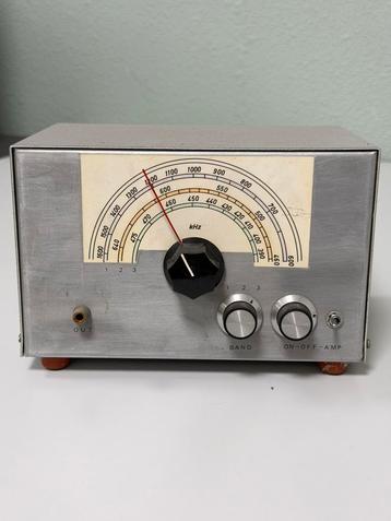 Vintage zelfbouw radio-ontvanger – MW-LW tuner – elektronica beschikbaar voor biedingen