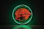 My Dad's garage glas neon lichtreclame / lamp, Verzamelen, Ophalen of Verzenden, Nieuw, Lichtbak of (neon) lamp