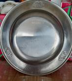 Vintage zilveren bord, Antiek en Kunst, Ophalen of Verzenden, Zilver