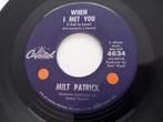 MILT PATRICK. POP-CORN ROCK USA 45T, Ophalen of Verzenden, Zo goed als nieuw