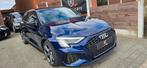 Audi A3 Sportback S Line 1.5i/ Automaat / 2021 / 37.000km, Auto's, Automaat, Blauw, Lederen bekleding, Leder