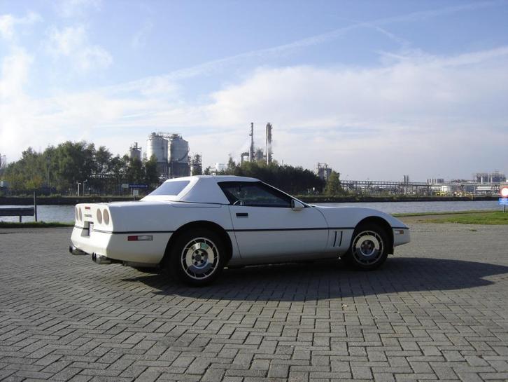 Oldtimer Corvette C4 Cabrio, Auto's, Chevrolet, Particulier, Corvette, Benzine, Cabriolet, 2 deurs, Handgeschakeld, Wit, Overige kleuren