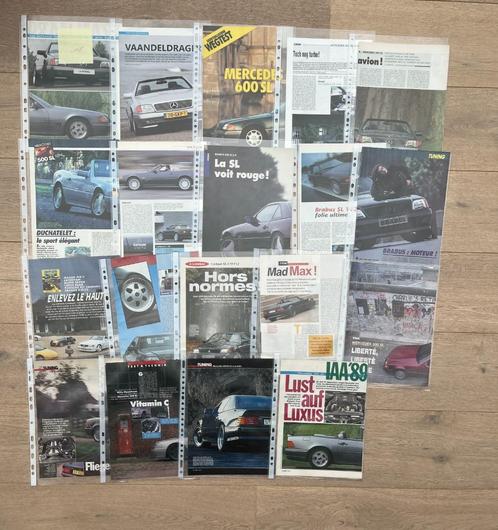 MERCEDES SL - ARTIKELS, Boeken, Auto's | Folders en Tijdschriften, Mercedes, Ophalen of Verzenden