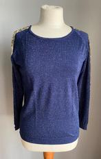 Donkerblauw topje met pailletten Millenium maat TU - NIEUW, Kleding | Dames, Nieuw, Millenium, Lange mouw, Verzenden