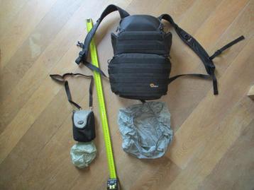 camera rugzak pro tactic 350 AW en riemtasje ,merk Lowepro  beschikbaar voor biedingen