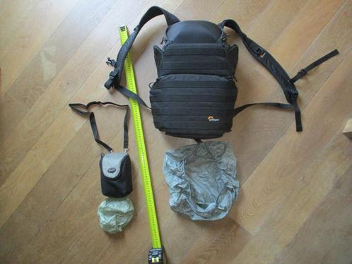 camera rugzak pro tactic 350 AW en riemtasje ,merk Lowepro, Audio, Tv en Foto, Foto | Cameratassen, Zo goed als nieuw, Rugtas
