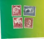 lot de 4 timbres-poste d'Allemagne de la guerre, estampillés, Empire allemand, Affranchi, Enlèvement ou Envoi
