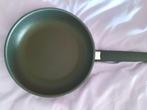 Aluminium pan 24 cm (inductie), Huis en Inrichting, Keuken | Potten en Pannen, Ophalen, Gebruikt, Aluminium, Keramische plaat