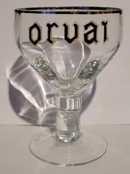 Orval glas klein l met 10 facetten, Verzamelen, Glas en Drinkglazen, Gebruikt, Bierglas, Ophalen of Verzenden