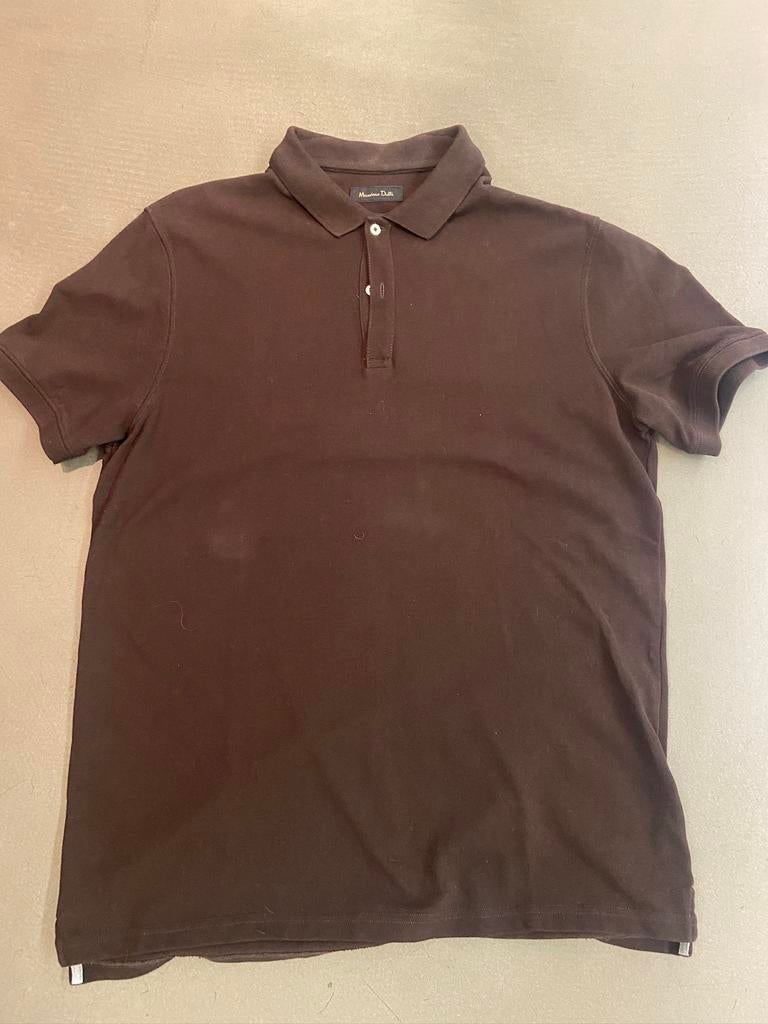 Polo Massimo Dutti marron Taille XL - parfait, Enlèvement ou Envoi, Taille 56/58 (XL), Brun