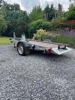 Motortrailer hydraulisch zakkend - geremd - handpomp, Auto diversen, Aanhangers en Bagagewagens, Ophalen of Verzenden, Zo goed als nieuw