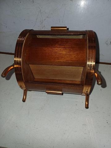 1950 coffret en bois pour cigarettes, Enlèvement ou Envoi, Comme neuf, Autres types