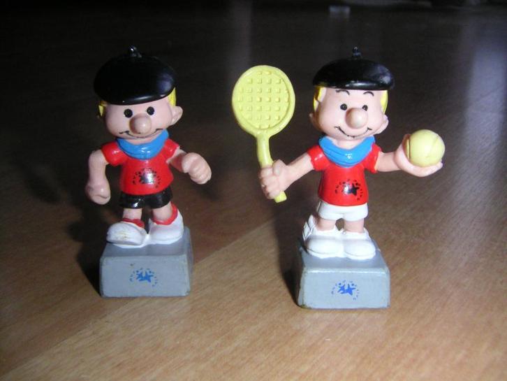 3 Benoît Brisefer komische beeldjes uit de jaren 90 tegen cy, Verzamelen, Beelden en Beeldjes, Gebruikt, Mens, Ophalen of Verzenden