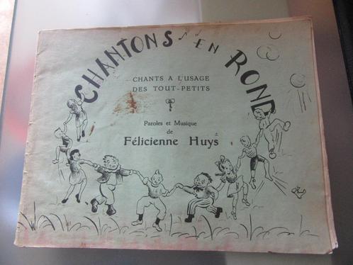 chantons en rond paroles et musique Félicienne Huys, Boeken, Muziek, Gelezen, Ophalen
