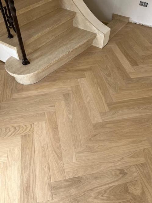 Visgraatparket halfmassief, Doe-het-zelf en Bouw, Vloerdelen en Plavuizen, Nieuw, Parket, Hout, Ophalen of Verzenden