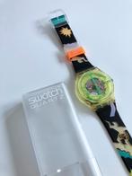 Montre Swatch vintage 1991 GK133 Bermudes Technosphere 34 mm, Ophalen of Verzenden, Gebruikt, Polshorloge, Swatch