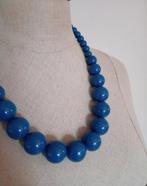 Blauwe ketting, als nieuw, Handtassen en Accessoires, Kettingen, Ophalen of Verzenden, Zo goed als nieuw