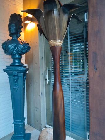 Vintage palmboom lamp  beschikbaar voor biedingen