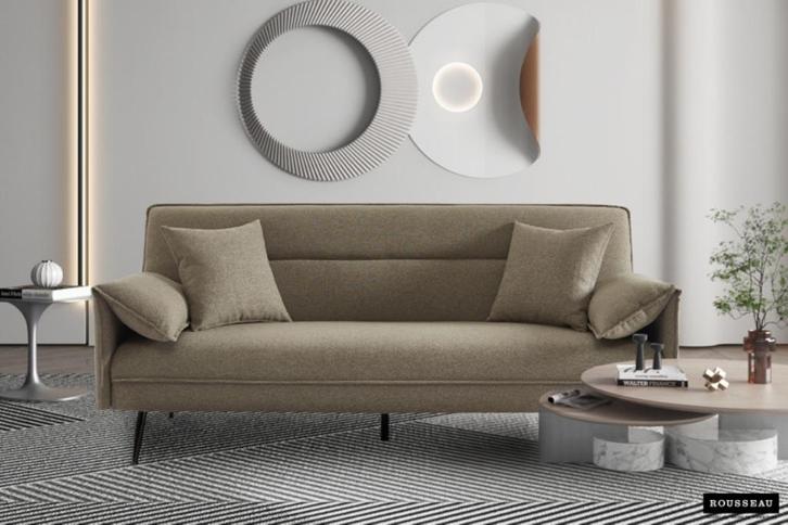 Slaapbank Sivas Nieuw, Huis en Inrichting, Slaapkamer | Slaapbanken, Nieuw, Beige, Ophalen of Verzenden