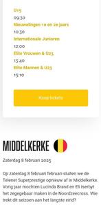 Tickets superprestige Middelkerke