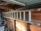 Houten ladder, Doe-het-zelf en Bouw, Ladders en Trappen, Ophalen, Gebruikt, Ladder, Opvouwbaar of Inschuifbaar