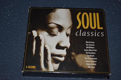 3-cd  box : SOUL classics, Cd's en Dvd's, Cd's | R&B en Soul, Nieuw in verpakking, Soul of Nu Soul, 1960 tot 1980, Ophalen of Verzenden