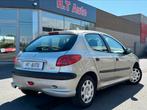 Peugeot 206 1.4 ess. 5 deurs garantie 120-000km, Voorwielaandrijving, Zwart, 4 cilinders, Bedrijf