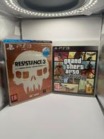 Resistance 3 Steelbook + GTA San Andreas PS3, Enlèvement ou Envoi, 1 joueur, À partir de 18 ans, Aventure et Action