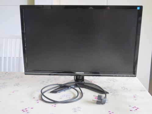 Medion MD20433 LED-scherm - 60 cm diagonaal, Computers en Software, Monitoren, Gebruikt, DVI, HDMI, VGA, Ingebouwde speakers, Hoofdtelefoonaansluiting