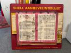 SHELL smeerkaarten 1967, Verzamelen, Merken en Reclamevoorwerpen, Ophalen of Verzenden, Gebruikt, Reclamebord