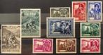 Nrs. 631-640. 1943. MNH**. 7e/8e winterhulp. OBP: 18,00 euro, Postzegels en Munten, Postzegels | Europa | België, Orginele gom