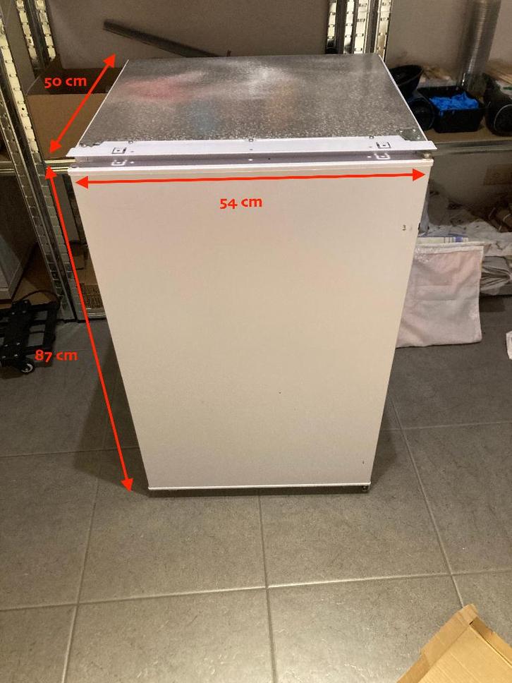 Inbouwkoelkast merk Candy, Elektronische apparatuur, Koelkasten en IJskasten, Gebruikt, Zonder vriesvak, 85 tot 120 cm, 45 tot 60 cm