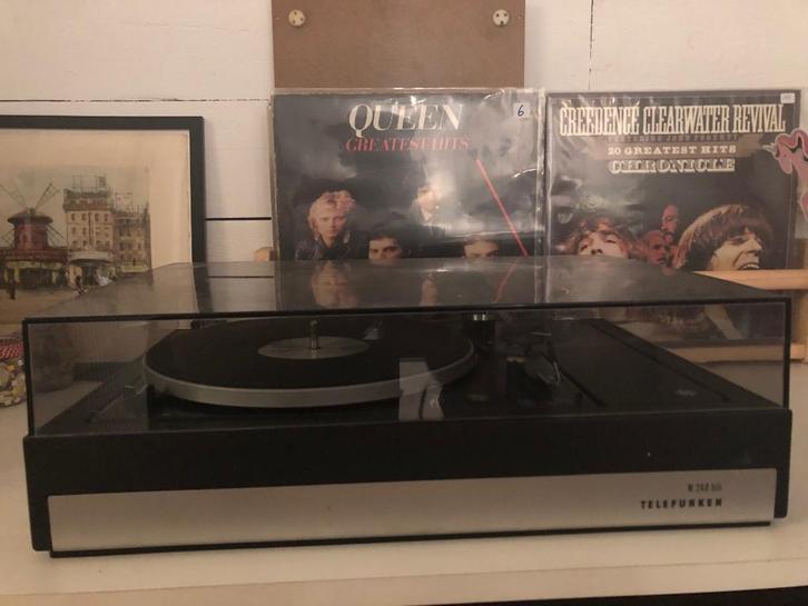 Platenspeler Telefunken, eyecatcher - opknapper jaren 70, Audio, Tv en Foto, Platenspelers, Gebruikt, Platenspeler, Overige merken