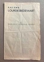 Liturgische liederen Lourdesbedevaart, Ophalen of Verzenden, Gebruikt, Overige typen, Christendom | Katholiek