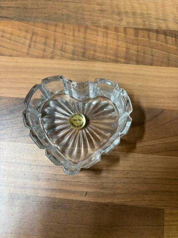 lead crystal hartje 24 %  beschikbaar voor biedingen