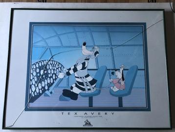Tex Avery Droopy Demons and Marvels poster met lijst