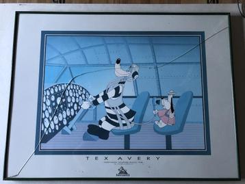 Tex Avery Droopy Demons and Marvels poster met lijst beschikbaar voor biedingen