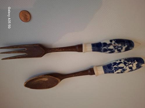 Antiek en vintage saladebestek, Antiek en Kunst, Antiek | Bestek, Ophalen of Verzenden
