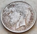 50 Cent 1866 Leopold II / Kwaliteit !, Zilver, Ophalen of Verzenden, Losse munt, Zilver