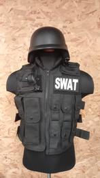 Tactical vest (SWAT) + helm, Ophalen of Verzenden, Zo goed als nieuw